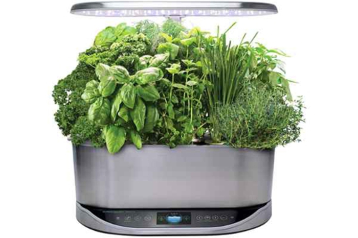 The NetDigz Editors rate the Aero Garden Bounty Elite as the Best Large Indoor Herb Garden.